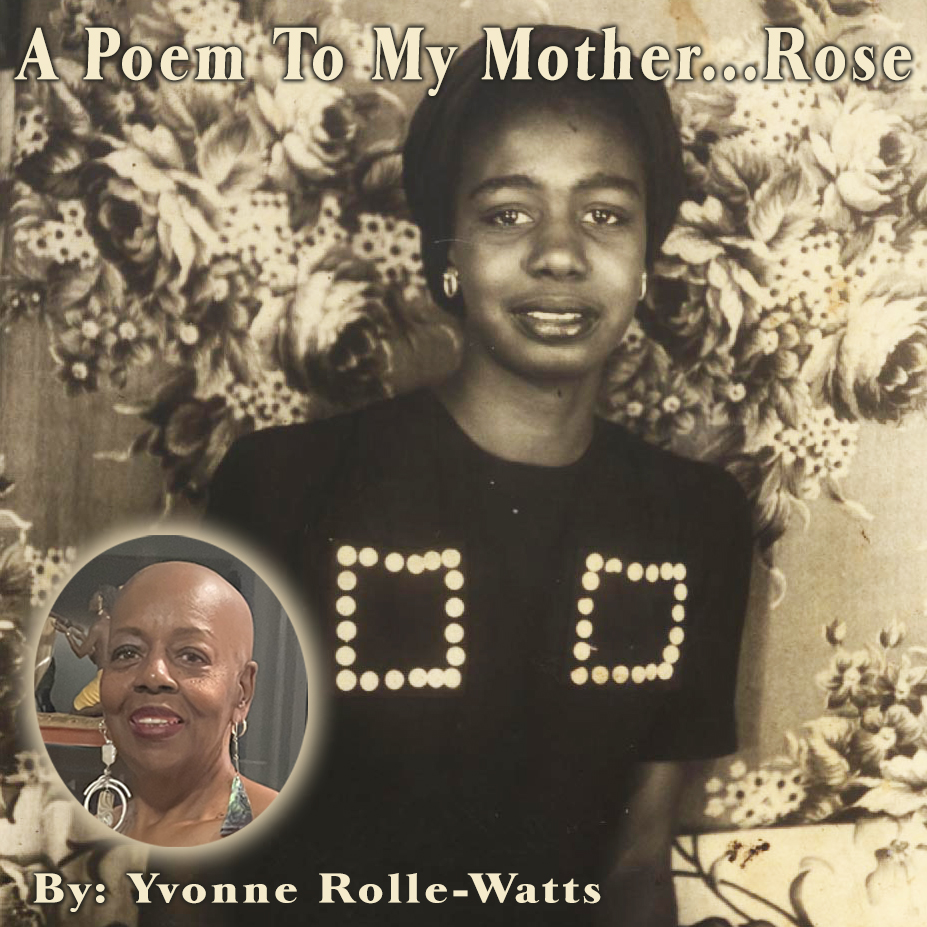 A Poem For My Mother...Rose artwork